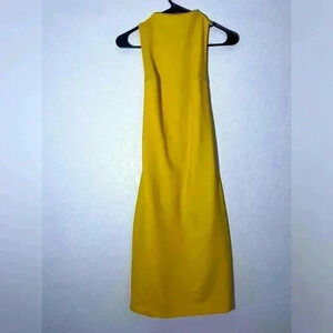 Aritzia Babaton Bodycon Mustard Yellow Lemongrass Dress Size 0